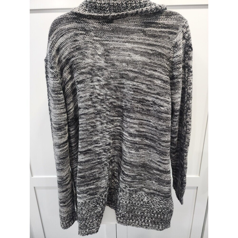 Northcrest Black White Striped Long Sleeve Sweater Womens Size XL - Picture 3 of 5